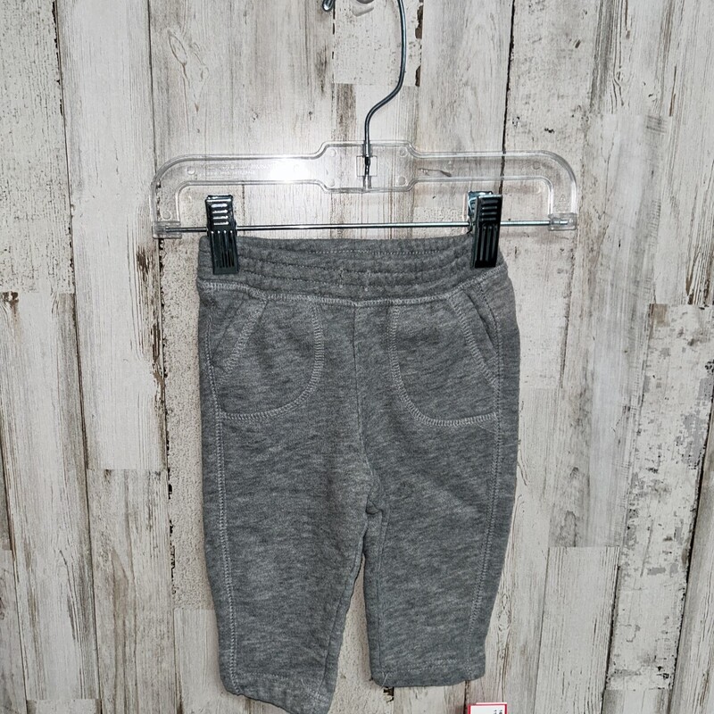 12M Grey Pull On Sweats, Grey, Size: Boy 12-24m