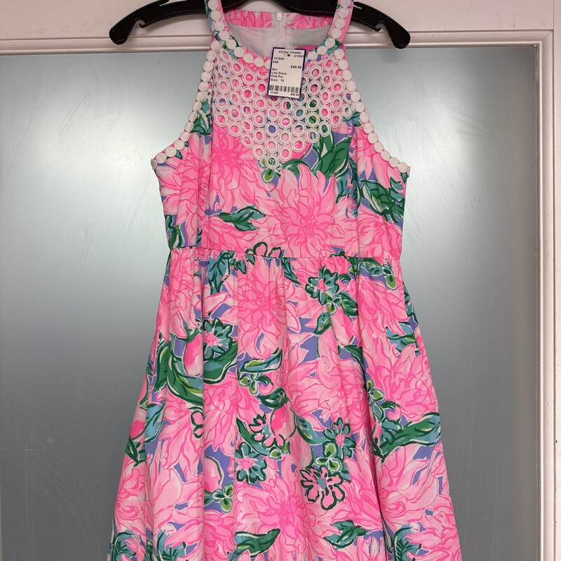 Lilly Dress, Pink Prp, Size: 10