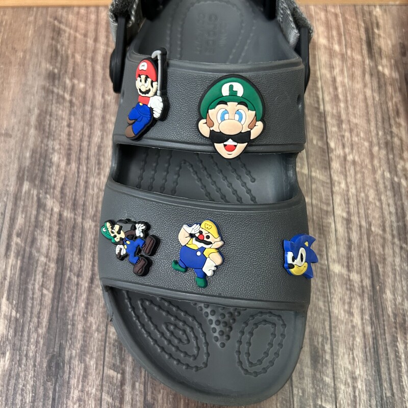 Crocs Mario, Gray, Size: Shoes 1