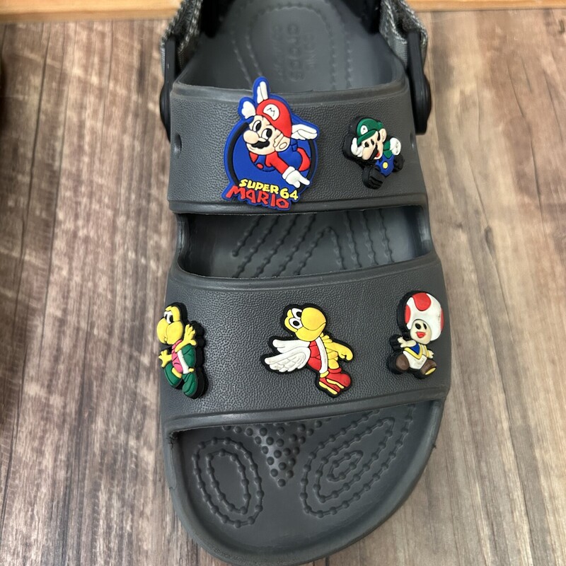 Crocs Mario, Gray, Size: Shoes 1