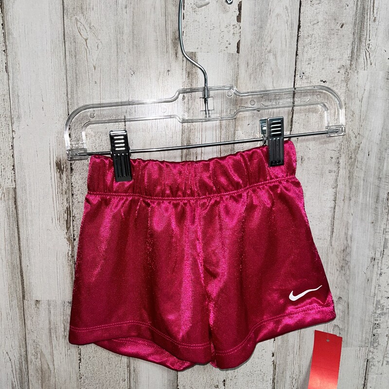 2T Pink Logo Shorts, Pink, Size: Girl 2T