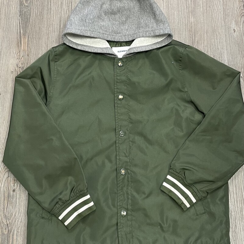 Old Navy Spring Jacket, Green, Size: 10-12Y