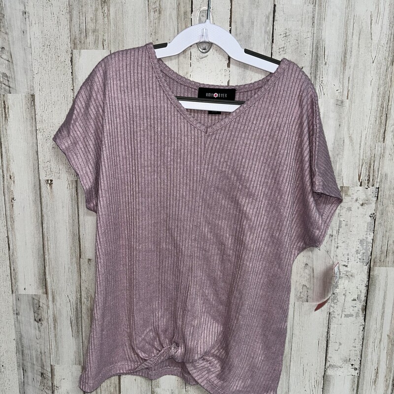 14 Lilac Knit Knot Top