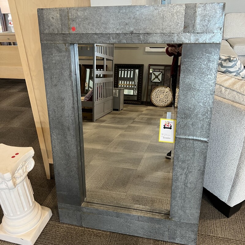 Tin Frame Mirror