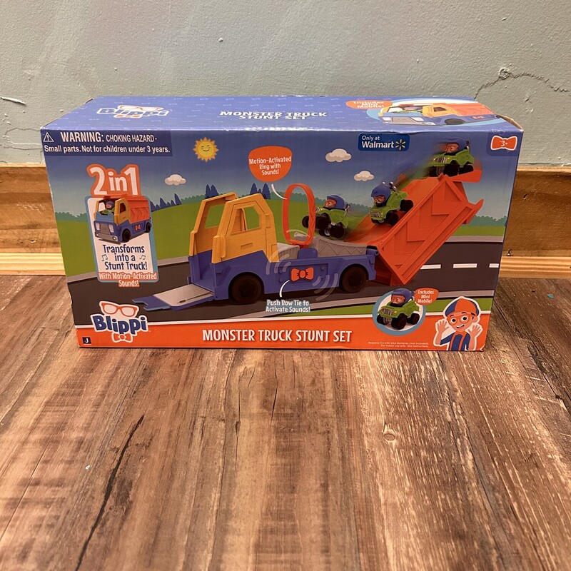 Blippi Monster Truck NEW, Orange, Size: Toy/Game