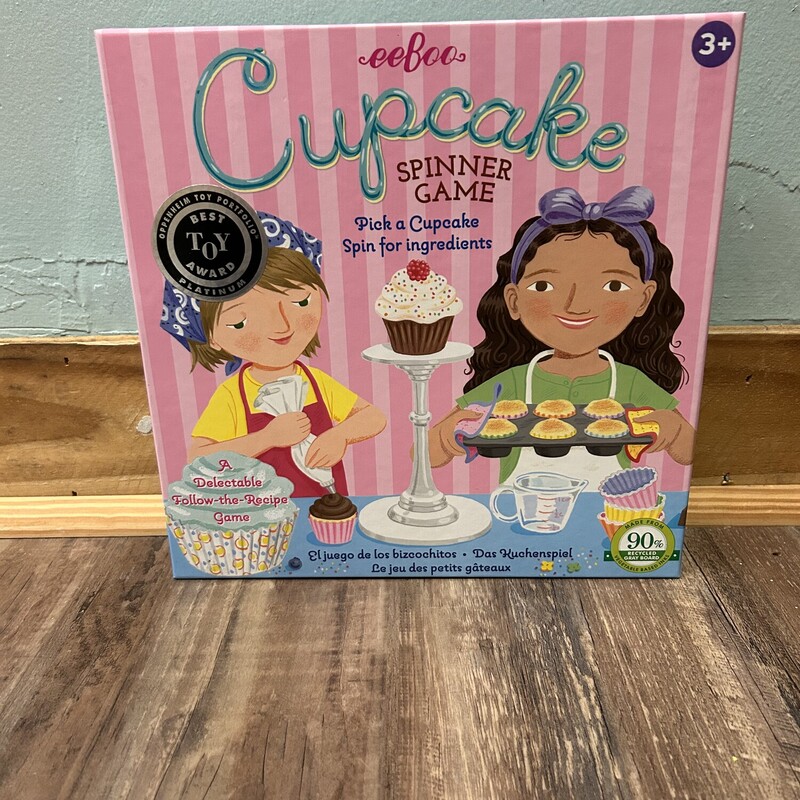 Eeboo Cupcake Game, Pink, Size: BoardGame