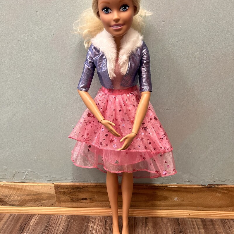 28inch Barbie Doll, Pink, Size: Barbie