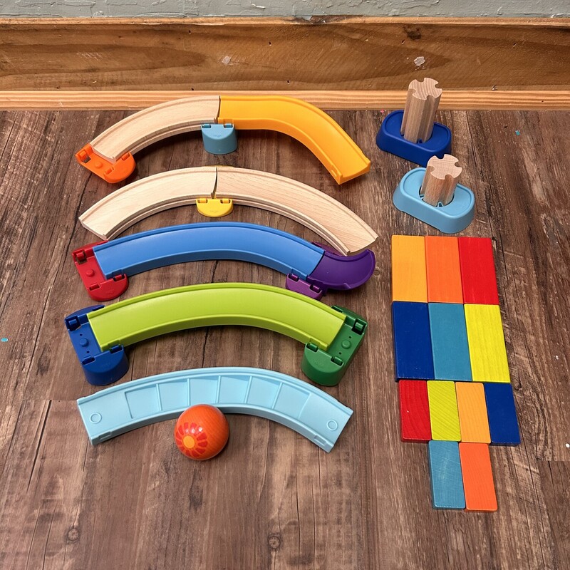 Haba Ball Roll Track, Wood, Size: Toy/Game