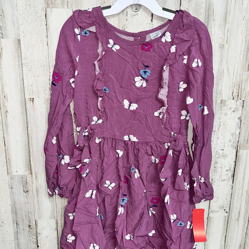 7 Purple Butterfly Dress, Purple, Size: Girl 7/8