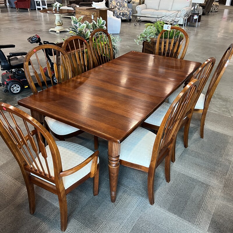 Kimball Table W/ 8Chairs 2Leafs