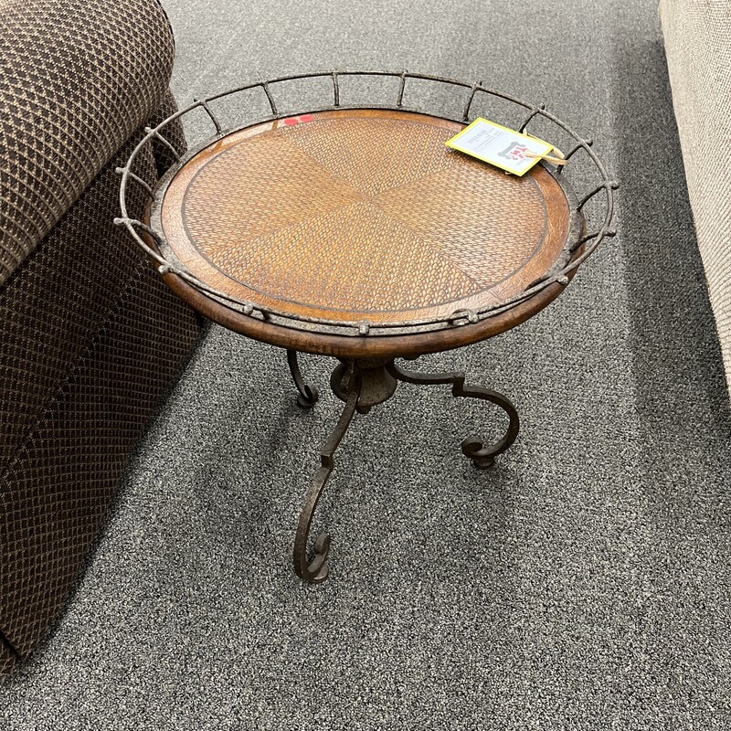 Metal Accent End Table