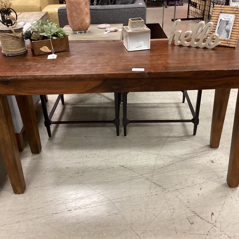 Dk Wd Entry Table, Dk Wood, Rustic
58in wide x 20in deep x 31in tall
