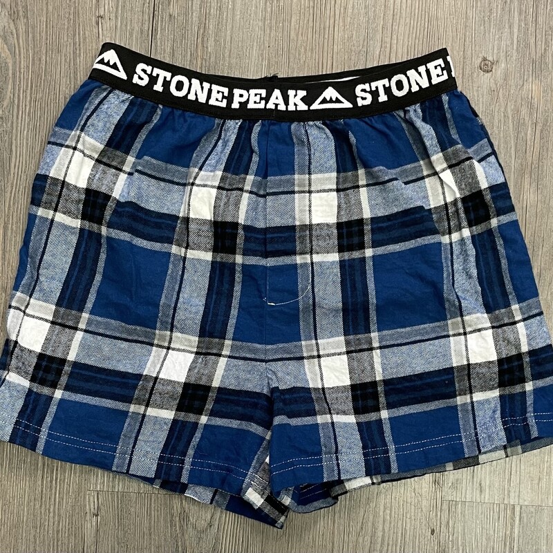 Stone Peak Pj Shorts, Blue, Size: 10-12Y