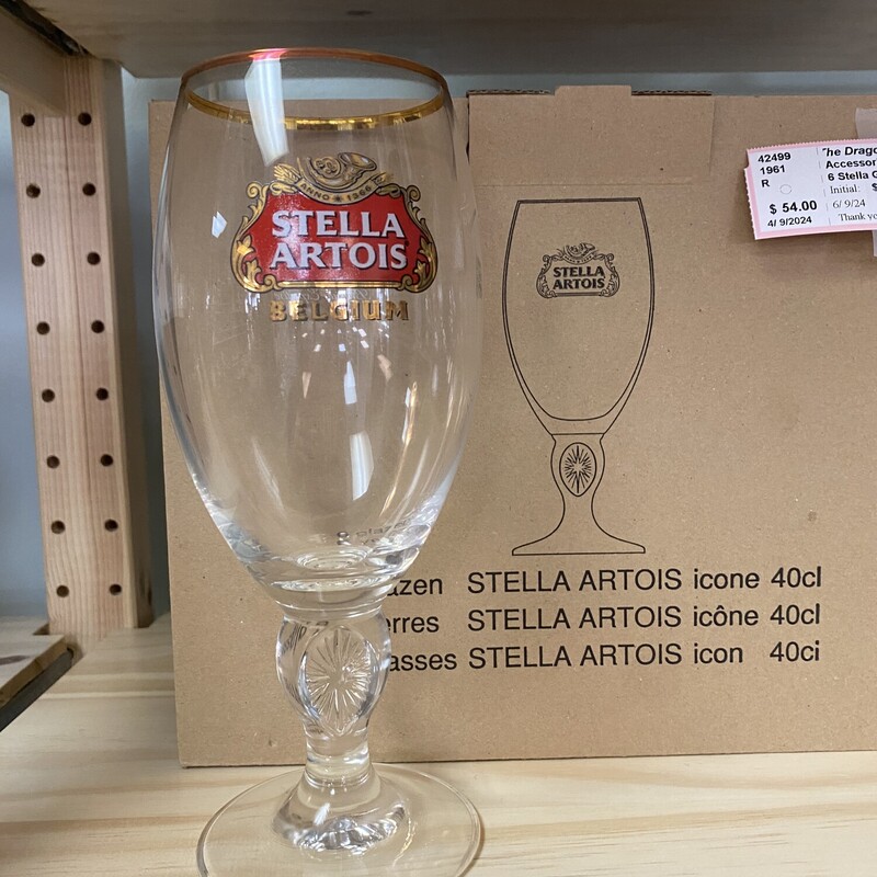 6 Stella Glasses