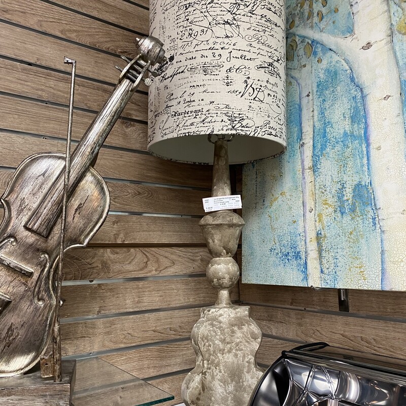 French Shade Lamp