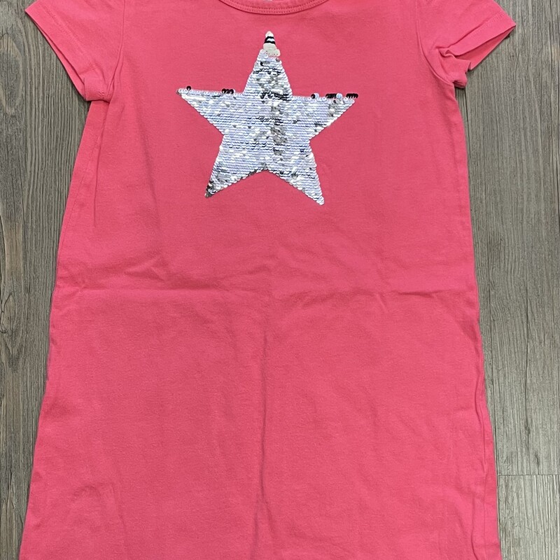Gap Sequins Star Dress, Pink, Size: 6-7Y