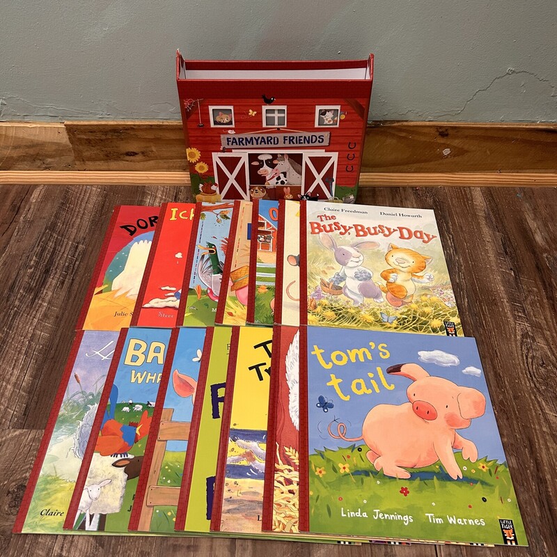 Farmyard Friends Book Set, Red, Size: Book