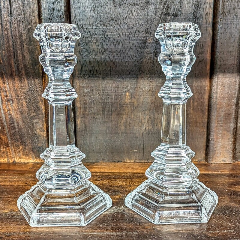 Tiffany & Co Plymouth Candlesticks
Set of 2
Clear, Size: 4x8H