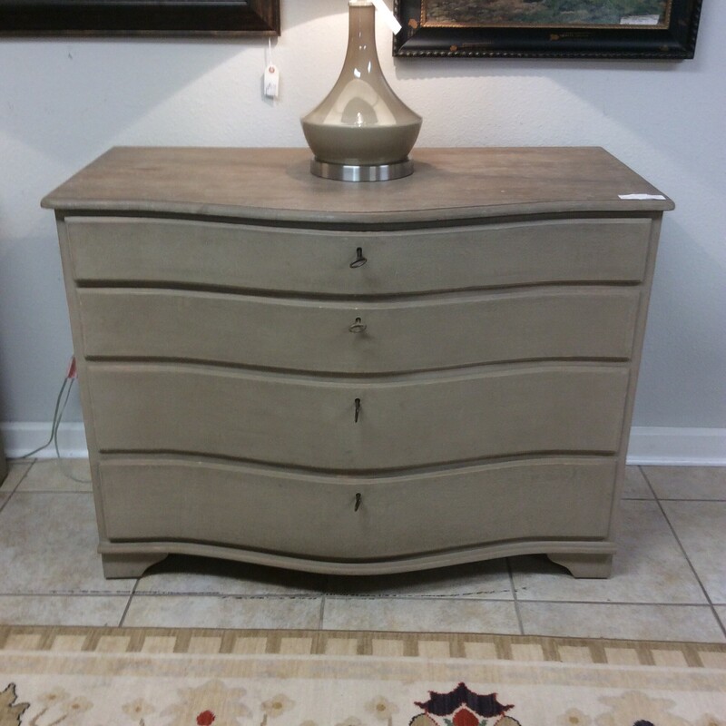 A R T Farmhouse/Country single dresser with 4 drawers. Size: 41x25x35