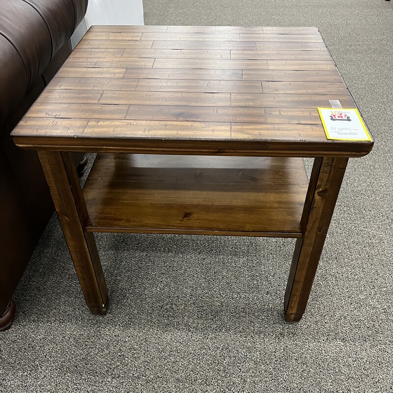 Wood 2tier End Table