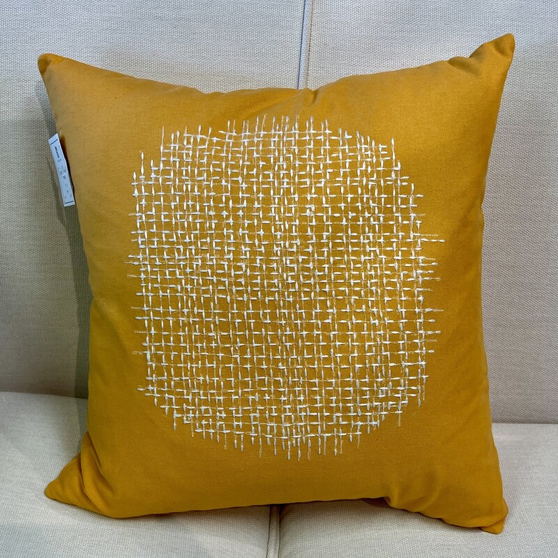 Pillow, Gold, Size: None