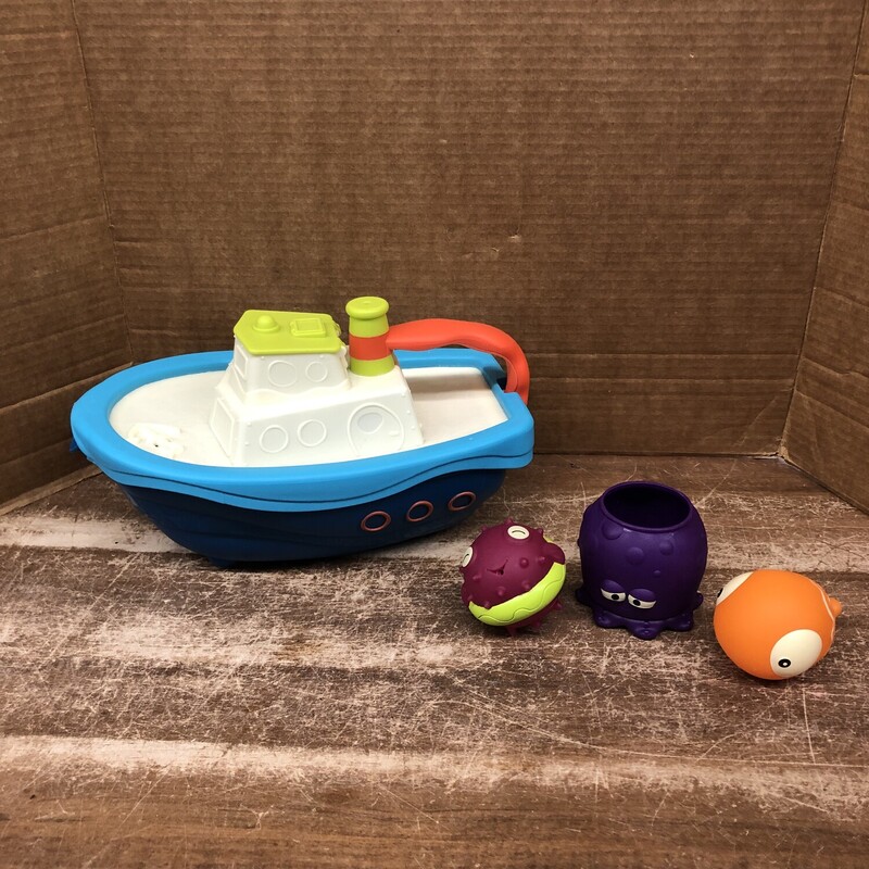 B Toys, Size: Bath, Item: 4pc