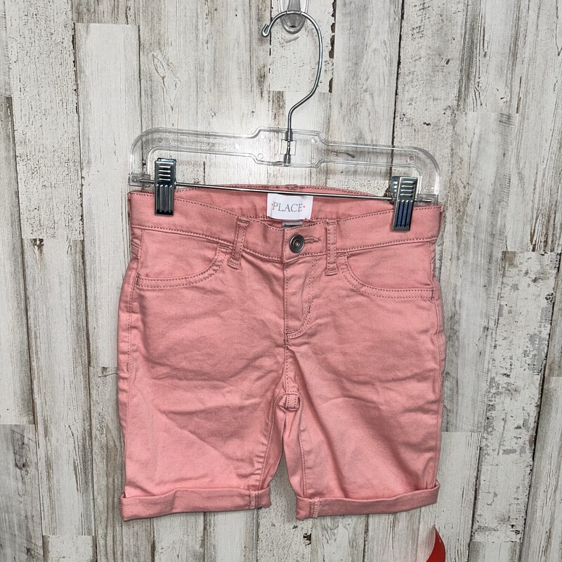6 Mauve Cuff Shorts, Pink, Size: Girl 6/6x
