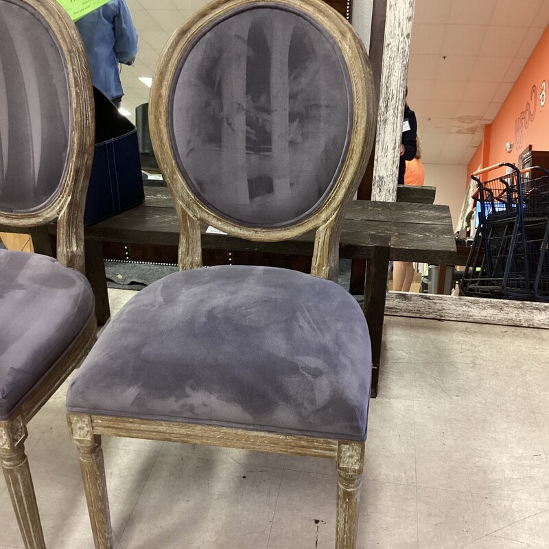 Prple Velvet Chair Wrld M
