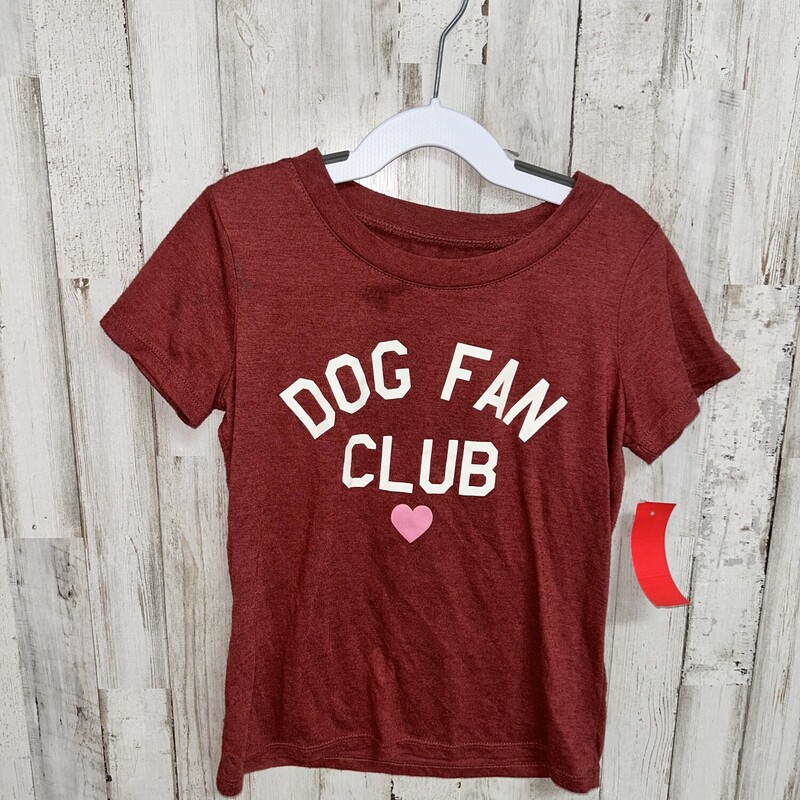 6/6X Dog Fan Club Tee, Orange, Size: Girl 6/6x