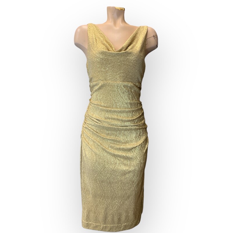 Ralph Lauren Dress S10, Gold, Size: M