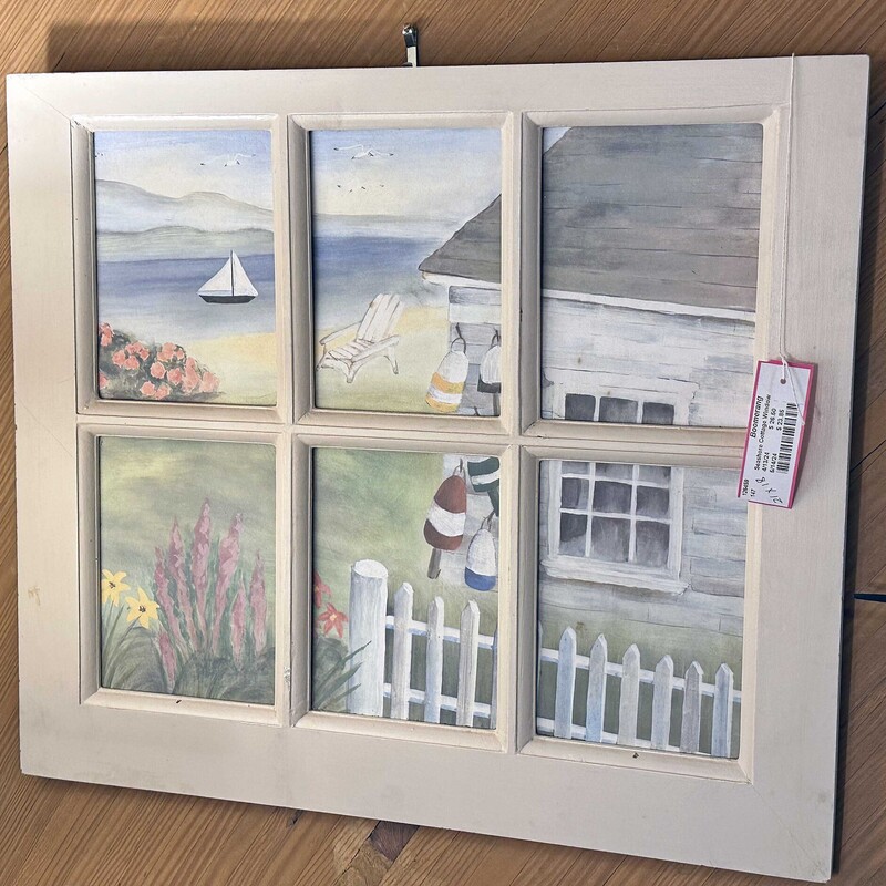 Seashore Cottage Window
21 In x 18 In