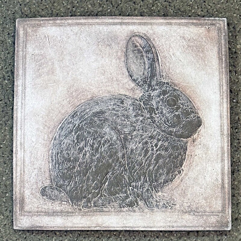 Rabbit Tile 9 3/4 Square