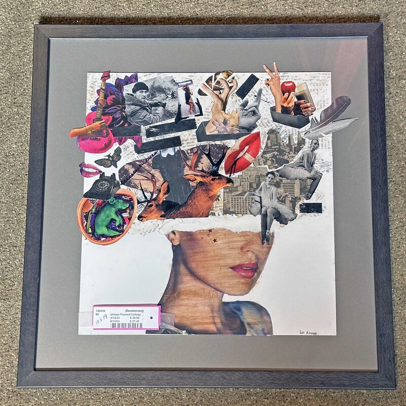Unique Framed Collage
18 In x 19 In.