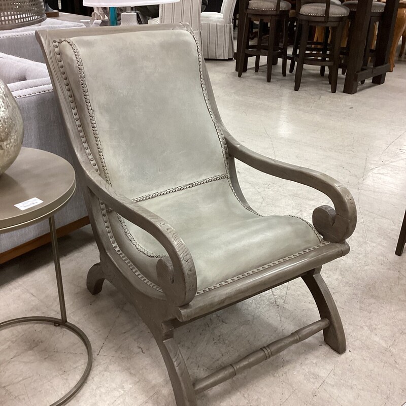 Grandin Rd Accent Chairs, Gray, Curved
24 in w