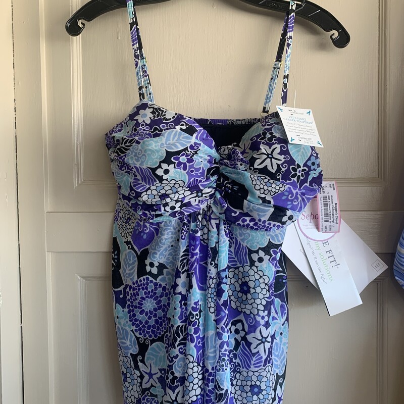 New With Original Tags:   A Shore Fit Swim Top, Blu/Prpl, Size: 12
All sales are final.
Pick up in store within 7 days of purchase or have it shipped.