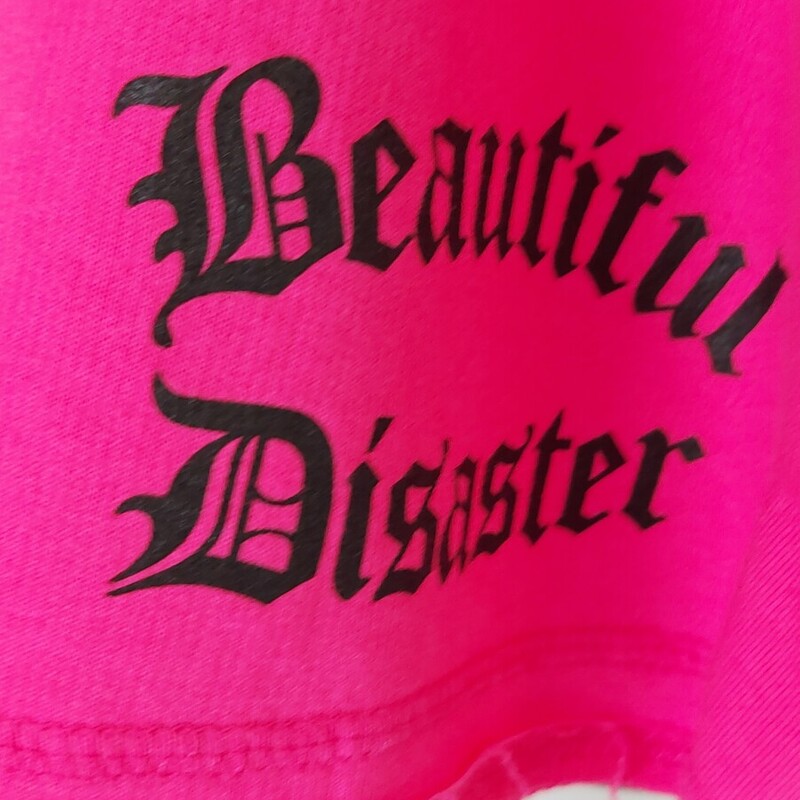 Beautiful Disaster Shorts, Pink, Size: XXL
