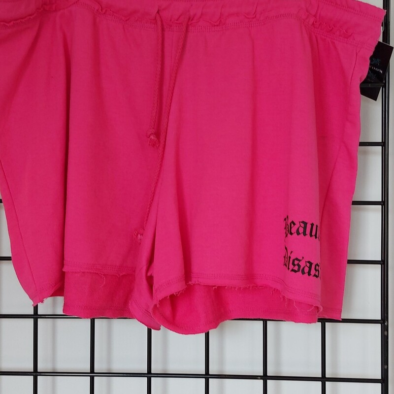 Beautiful Disaster Shorts, Pink, Size: 2X