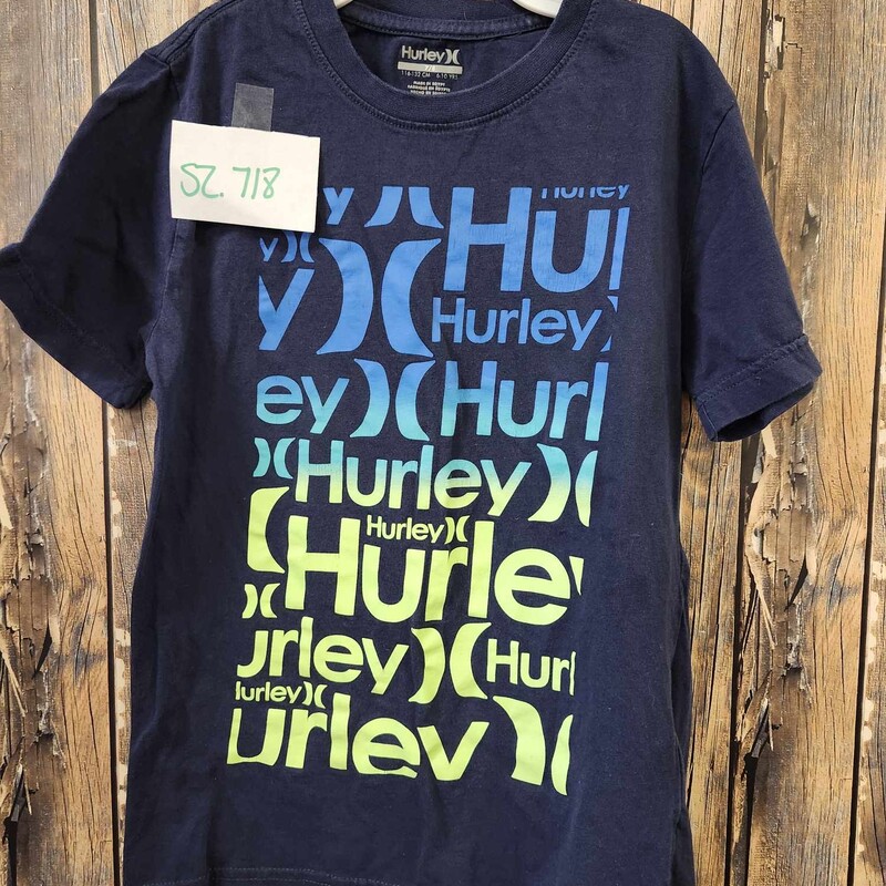 Blue Hurley Shirt, Size: 7/8