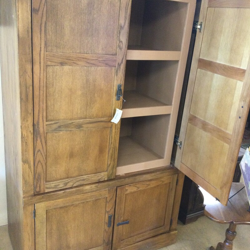 Cabinet w Added Shelves, Wood, Size: 48w x 24d x 76h  F4137

AVAILABLE FOR ONLINE OR IN STORE PURCHASE
Local delivery available. $50 minimum
