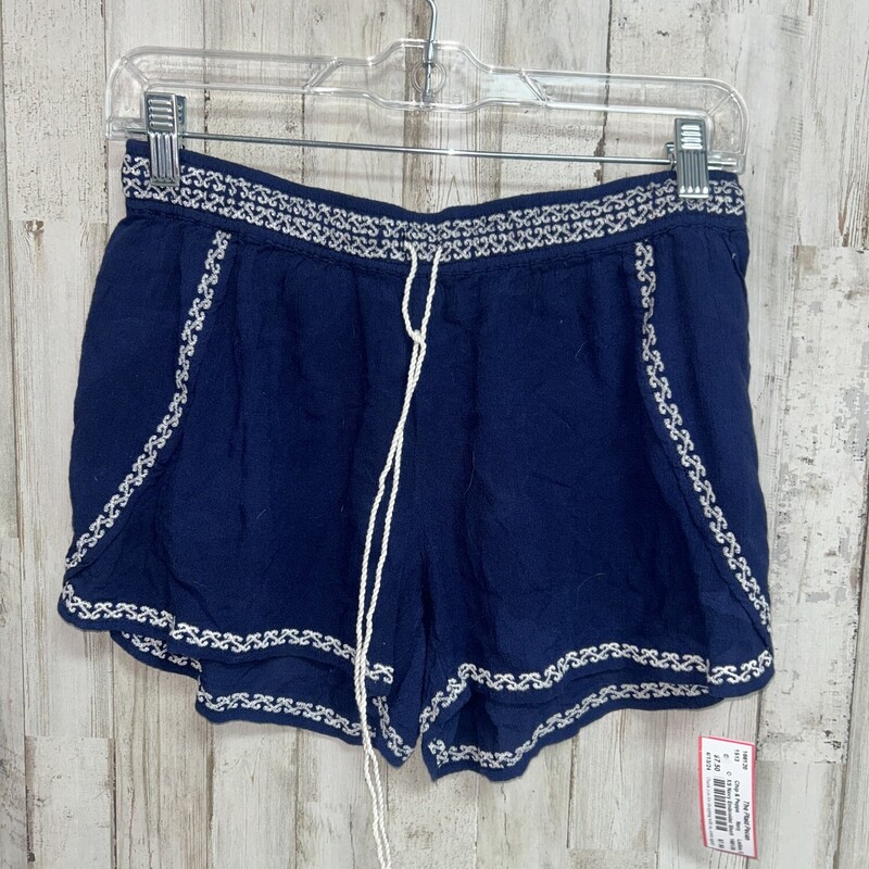 XS Navy Embroider Shorts