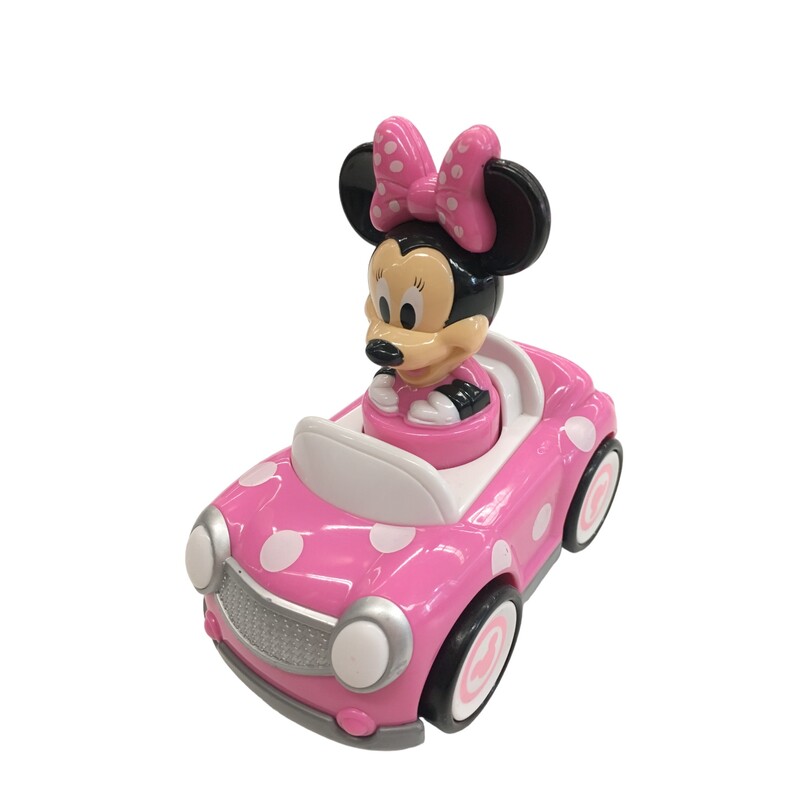 Minnie Pink Push Car