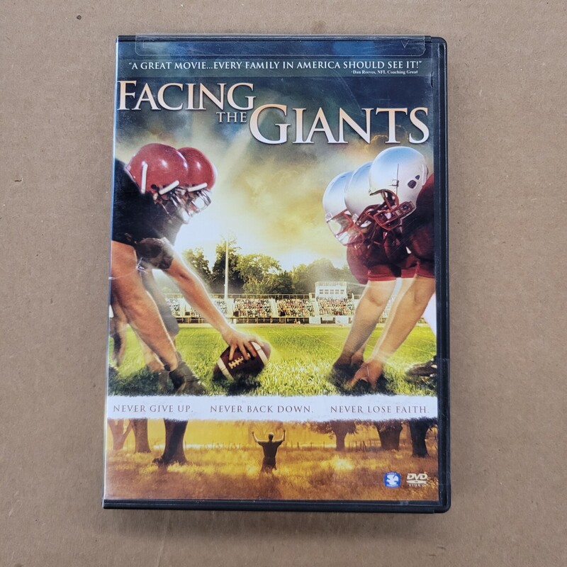 Facing The Giants, Size: DVD, Item: GUC