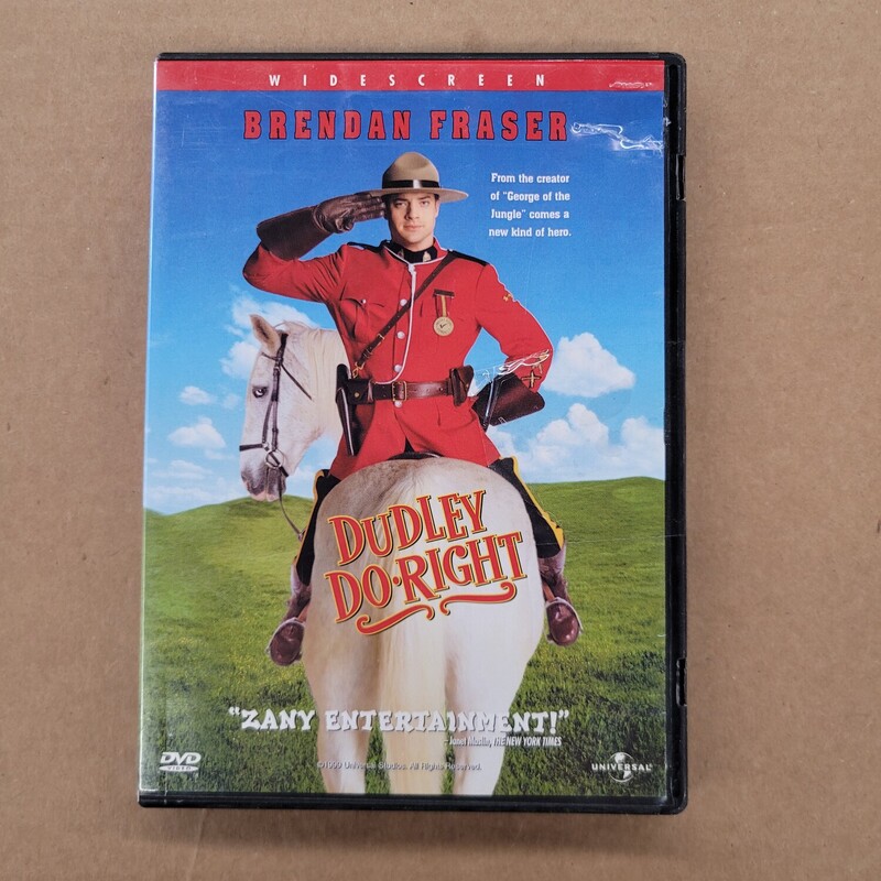 Dudley Do Right, Size: DVD, Item: GUC