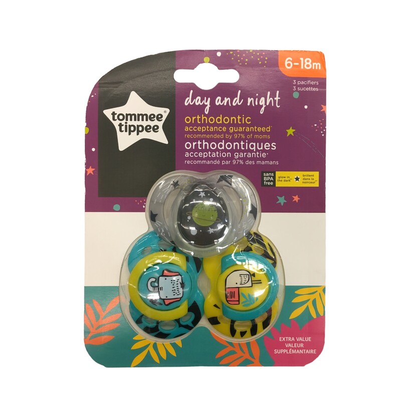 Day & Night Pacifiers NWT