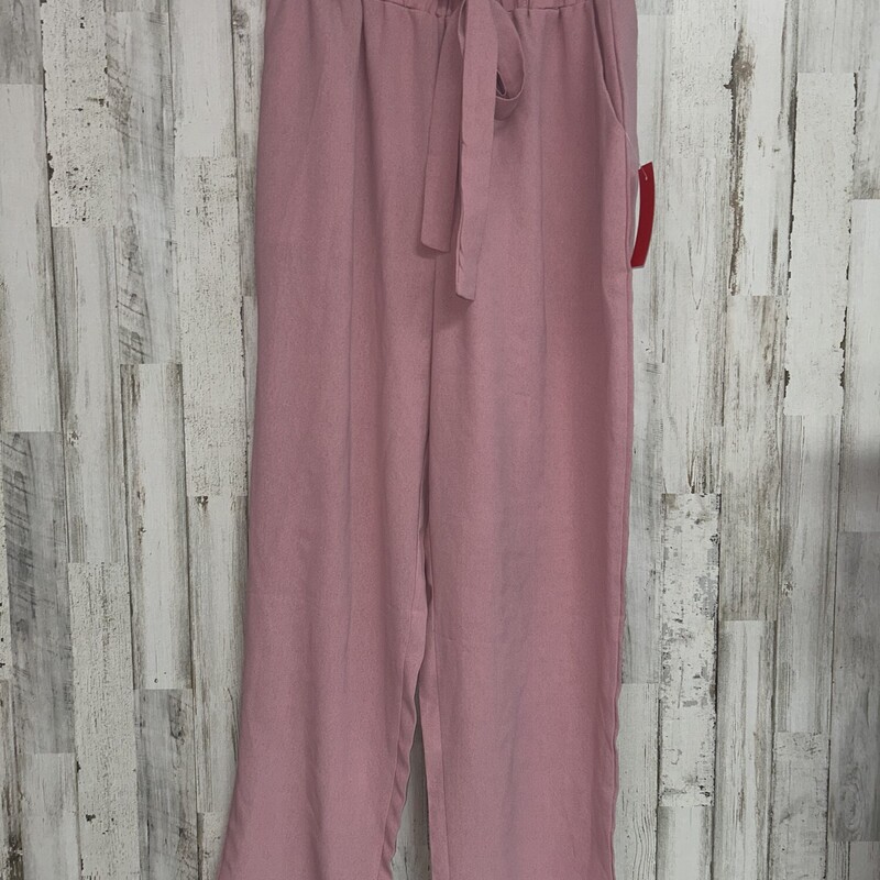 S Mauve Tie Pants, Pink, Size: Ladies S