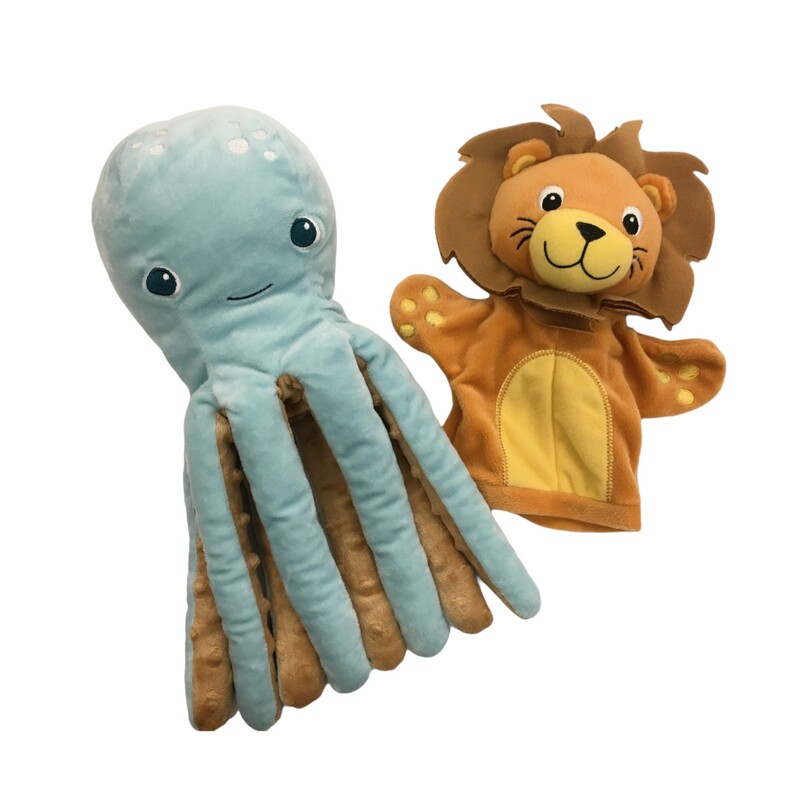 Puppets (Octopus & Lion), Toys, Size: -

Located at Pipsqueak Resale Boutique inside the Vancouver Mall or online at:

#resalerocks #pipsqueakresale #vancouverwa #portland #reusereducerecycle #fashiononabudget #chooseused #consignment #savemoney #shoplocal #weship #keepusopen #shoplocalonline #resale #resaleboutique #mommyandme #minime #fashion #reseller

All items are photographed prior to being steamed. Cross posted, items are located at #PipsqueakResaleBoutique, payments accepted: cash, paypal & credit cards. Any flaws will be described in the comments. More pictures available with link above. Local pick up available at the #VancouverMall, tax will be added (not included in price), shipping available (not included in price, *Clothing, shoes, books & DVDs for $6.99; please contact regarding shipment of toys or other larger items), item can be placed on hold with communication, message with any questions. Join Pipsqueak Resale - Online to see all the new items! Follow us on IG @pipsqueakresale & Thanks for looking! Due to the nature of consignment, any known flaws will be described; ALL SHIPPED SALES ARE FINAL. All items are currently located inside Pipsqueak Resale Boutique as a store front items purchased on location before items are prepared for shipment will be refunded.