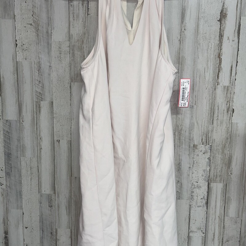 NEW L White Keyhole Dress, White, Size: Ladies L
