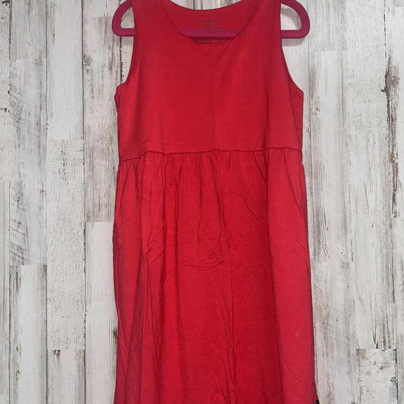 8 Red Bamboo Dress