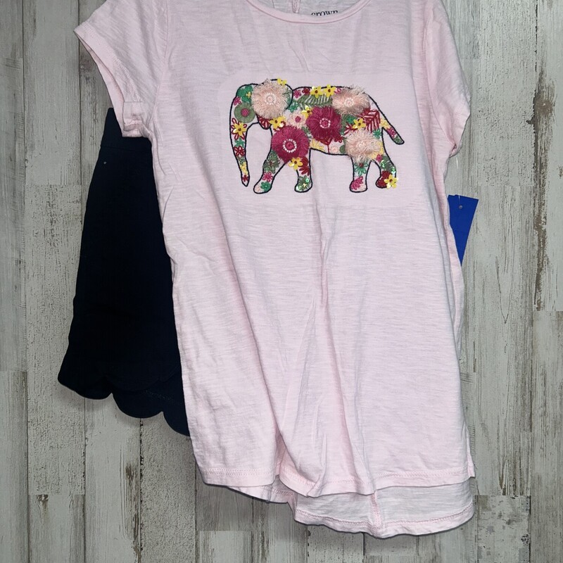 10 2pc Pink Elephant Set, Pnk, Size: Girl 10 Up