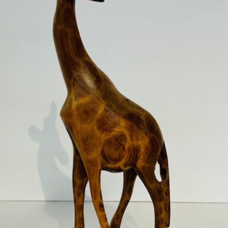 Carved Wood Giraffe